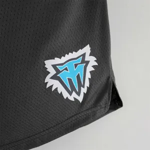 Minnesota Timberwolves retro NBA Shorts Black 2