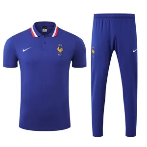 25-26 France Blue Training Polo Kit Soccer AAAAJersey Yupoo