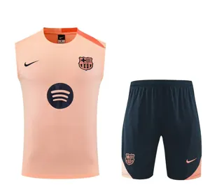 25-26 Barcelona Training Vest Kit Pink Soccer AAAAJersey Supply Yupoo