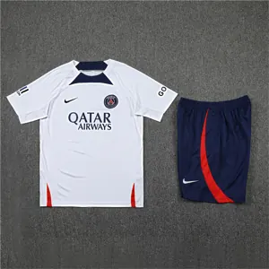 22-23 PSG Training Shirt White 6