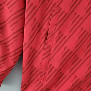 2022 Manchester United red-white edge Windbreaker 3