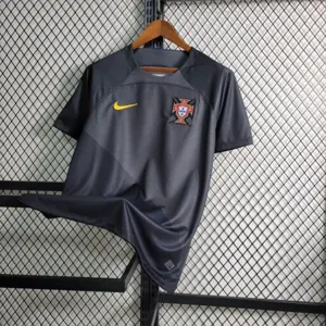 2023 Portugal Black S-XXL Cheap Soccer Jerseys 2