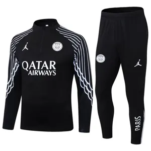 25-26 PSG Paris Black Training Soccer Suit AAAAJersey Yupoo