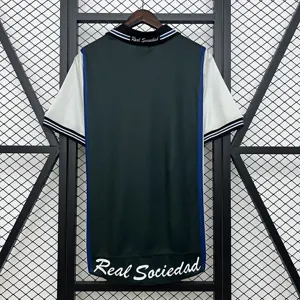 00-02 Real Sociedad Away Retro Kit Vintage Shirt AAAAJersey Wholesale Yupoo 4