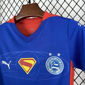 25-26 Bahia Superman Collaboration Kid Kits Youth Apparels AAAAJersey Wholesale Yupoo 2