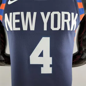 New York Knicks ROSE #4 Striped NBA Jersey 7