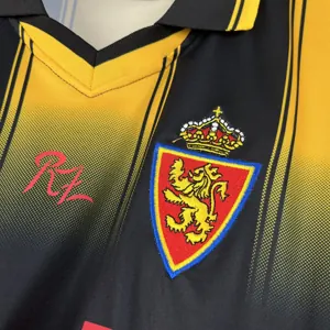 03-04 Retro Zaragoza Mens Away Retro Kit Vintage Soccer T-Shirt AAAAJersey Supply Yupoo 7 7