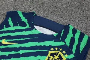 2022 Brazil vest training suit green 2