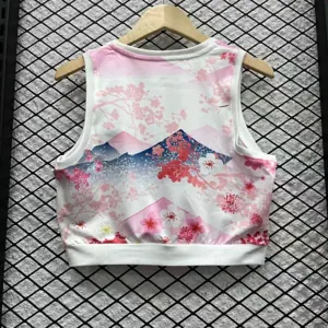 2025 Japan Cherry blossom Women Yoga Vest Kit Soccer T-Shirt AAAAJersey Supply Yupoo 1