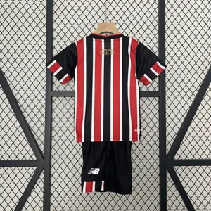 24-25 Sao Paulo Away Kid Kits Youth Apparels Football AAAAJersey Yupoo 1