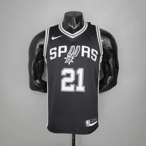 DUNCAN#21 Spurs Black