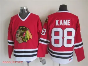 Chicago Blackhawks retro ice hockey jersey M-3XL 芝加哥黑鹰队复古冰球服 8