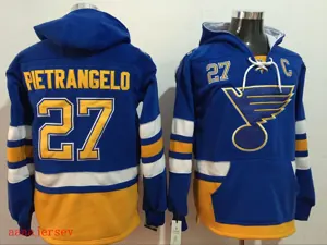 St. Louis Blues hoodie ice hockey jersey M-3XL 圣路易蓝调队帽衫冰球服 1