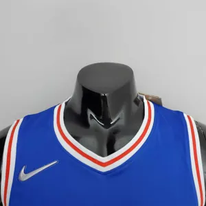 75th Anniversary Philadelphia 76ers HARDEN#1 Blue NBA Jersey 4