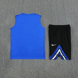 25-26 Inter Milan Retro Blue Training Kits Football Vest Suits 1