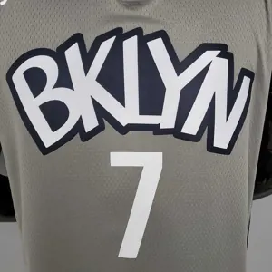 Durant #7 Brooklyn Nets City Edition Gray 6