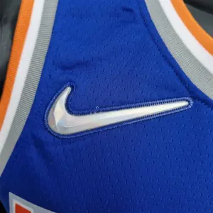 75th Anniversary Anthony #7 New York Knicks Blue NBA Jersey 1