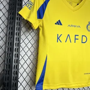 24-25 Al-Nassr Home Kid Kits Youth Apparels Sport AAAAJersey Yupoo 2