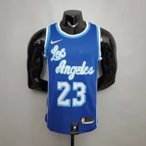 Retro night James #23 Lakers blue