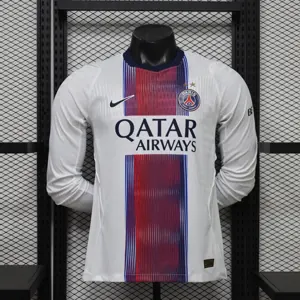26-27 PSG Mens Away Kit Player Version Football Long Sleeve Shirts AAAAJersey Dropship Yupoo 8
