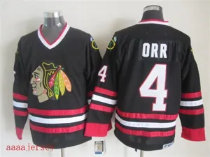 Chicago Blackhawks retro ice hockey jersey M-3XL 芝加哥黑鹰队复古冰球服 4