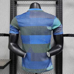 25-26 Real Madrid Warming Up Blue Kit Player Version Shirt AAAAJersey Dropship Yupoo 1