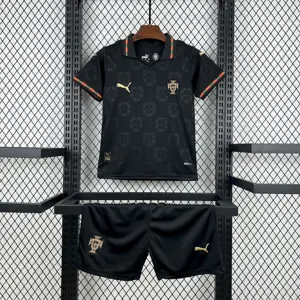 2026 World Cup Portuga Away Kids Kit Soccer Youth Apparels AAAAJersey Supply Yupoo