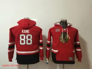 Chicago Blackhawks kids hoodie ice hockey jersey SM-LXL 芝加哥黑鹰队童装带帽衫冰球服
