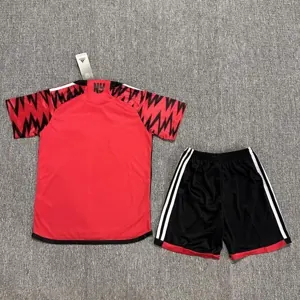 24-25 New York Red Bull Home Kid Kits Children Sets Jersey Supplier Yupoo 1