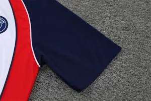 22-23 PSG training suit short sleeve kit White Blue Red 11