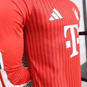 26-27 Bayern Munich Home Mens Kit Player Version Soccer Long Sleeve T-Shirt AAAAJersey Supply Yupoo 9