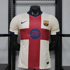 26-27 Barcelona Mens Forth Kit Soccer Player Version T-Shirt AAAAJersey Supplier Yupoo 8