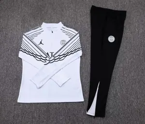25-26 PSG Paris Training Soccer White Suit AAAAJersey Supply Yupoo 1
