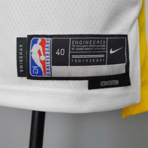 75th Anniversary Curry#2974 Warriors White 3