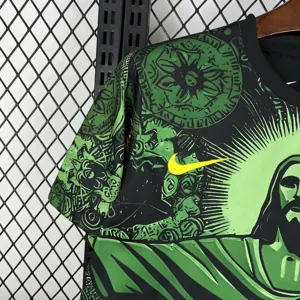 2024 Brazil Christ the Redeemer Green Special Edition Shirt Soccer Uniform AAAAJersey Supply Yu 3