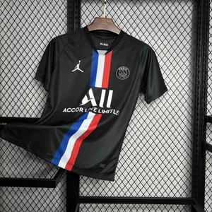 19-20 PSG Retro Black Kit Vintage Uniform AAAAJersey Supplier Yupoo 6