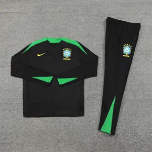 2024 Brazil Long Sleeve Training Suit Football Shirts 2
