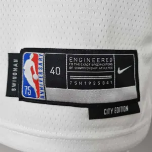 75th Anniversary Ross #4 New York Knicks White NBA Jersey 5