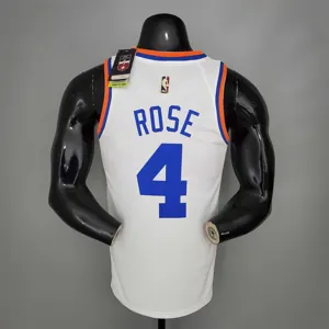 ROSE#4 75th Anniversary Knicks White 5