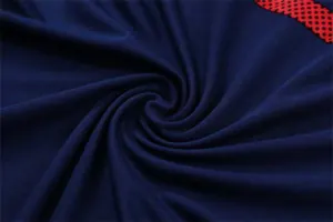 Polo Bayern sapphire blue and red three sides 15