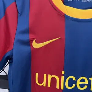 10-11 Barcelona Home Retro Kids Kit Size-16-28 Football Jersey Yupoo 3