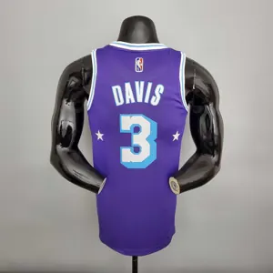 2022 75th Anniversary Davis #3 Lakers City Edition Purple 5