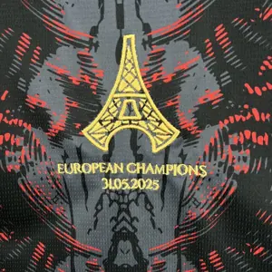 25-26 PSG European Champions Grey Special Edition Shirt Football Apparels AAAAJersey Supply Yup 1