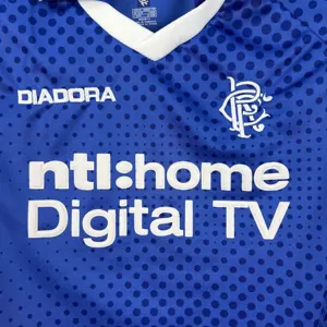 02-03 Rangers Home Retro Kit Vintage Shirt AAAAJersey Yupoo 5