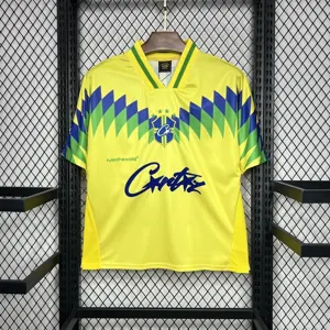 1995 Brazil Home Retro Corteiz Special Kit Vintage Shirt Soccer AAAAJersey Yupoo