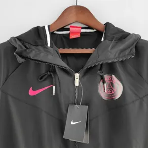 22-23 PSG black Windbreaker 3