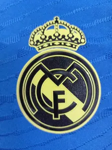 25-26 Real Madrid Blue Polo Kit Player Version Soccer AAAAJersey Yupoo S-2XL 1
