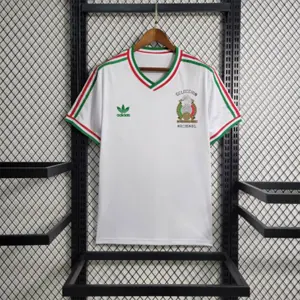 85-86 Retro Mexico Away S-XXL Cheap Soccer Jerseys