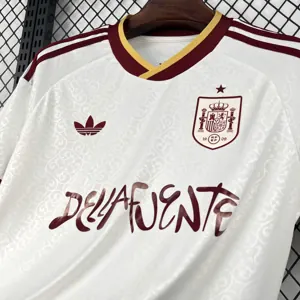 World Cup 2026 Spain x Dellafuente Mens Away Kit Football T-Shirt AAAAJersey Supply Yupoo 8 1