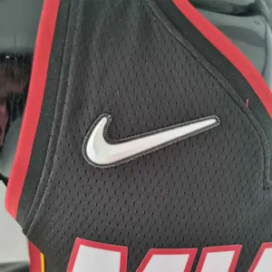 75th Anniversary Miami Heat WADE #3 black NBA Jersey 7